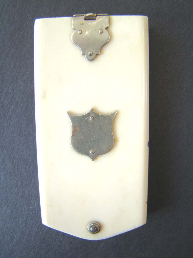 A Civil War era folding ivory pocket diary circa 1860. — image 2